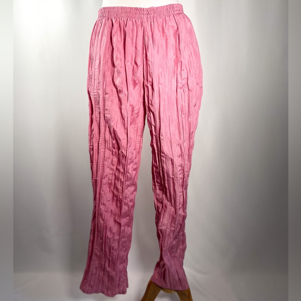 80s Pink Pleated Pants